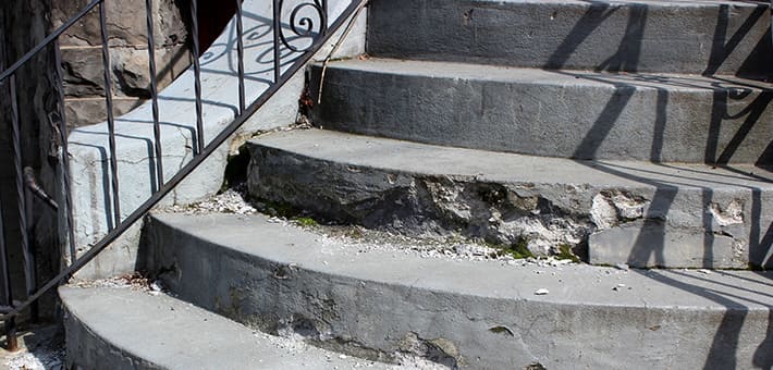 resurfaçage de béton abîmé Laval
