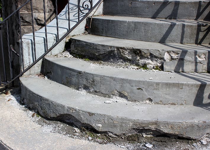 Resurfaçage de béton abimé Laval